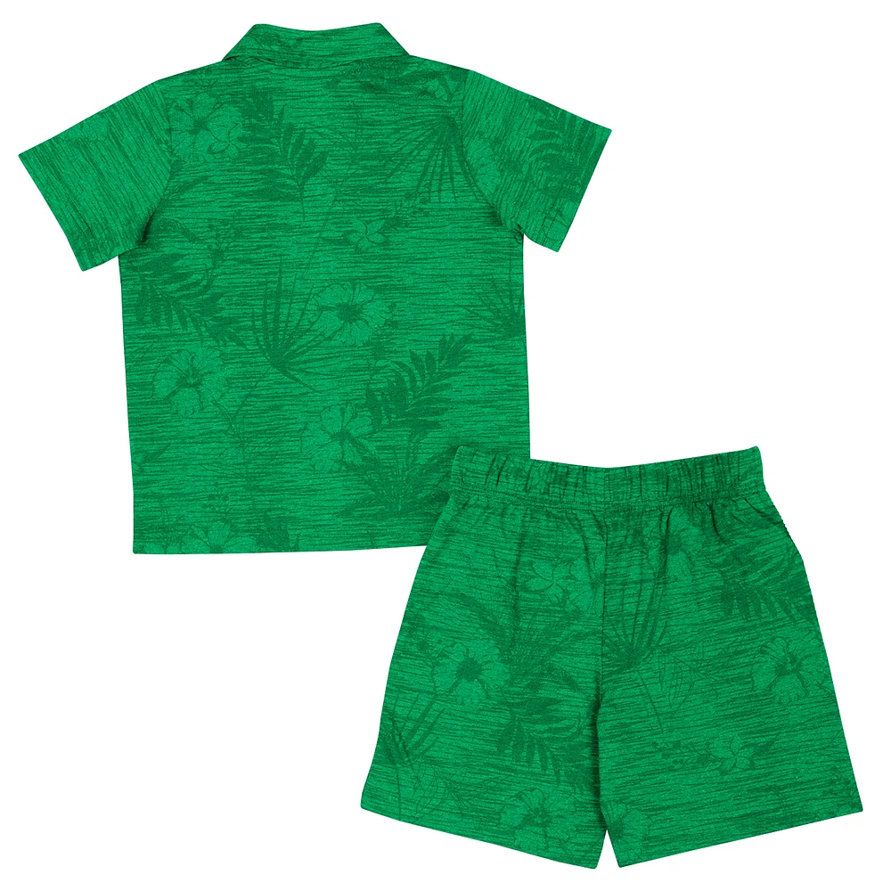 Toddler Colosseum  Green Oregon Ducks Fern Champ Shirt and Shorts Set