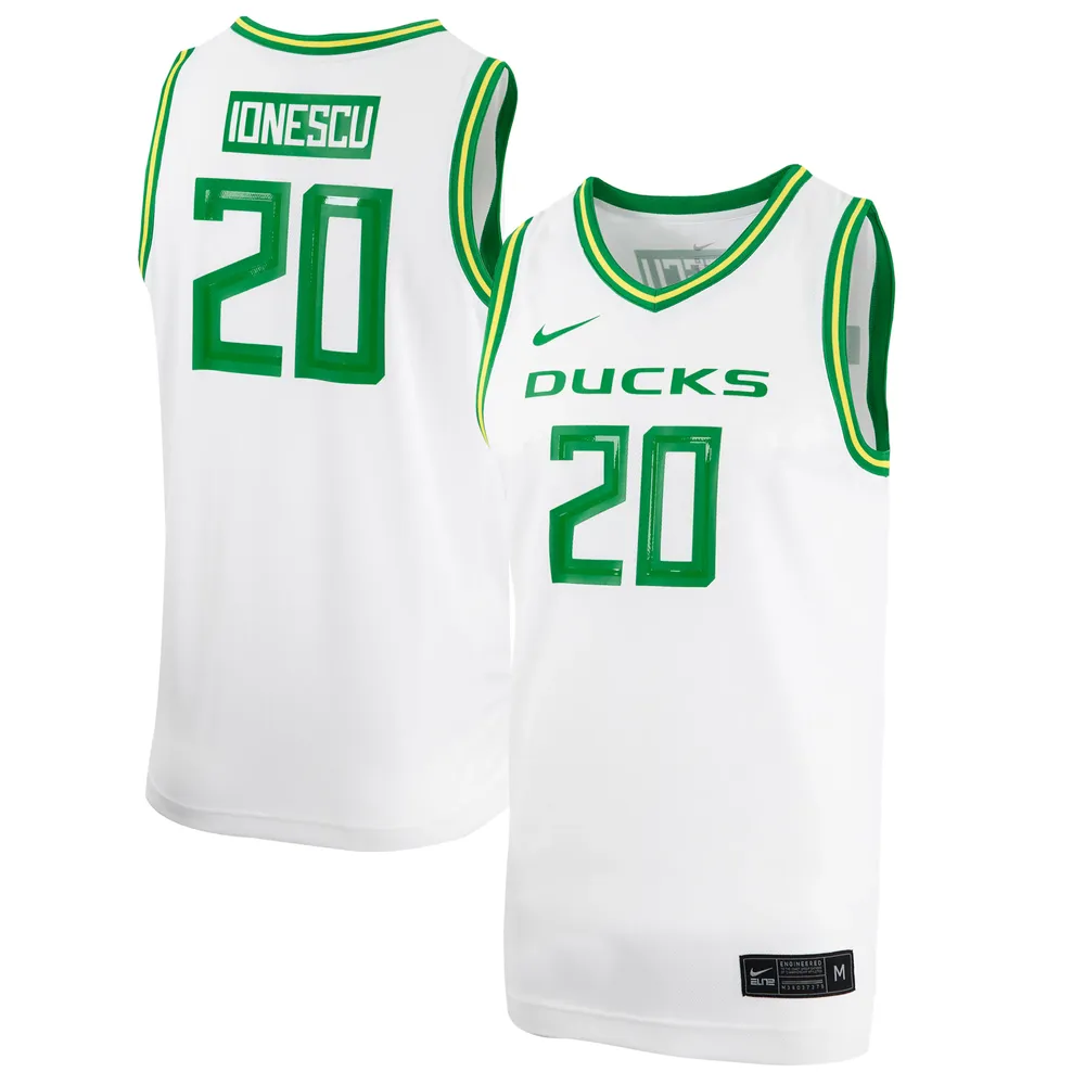 Nike Youth Oregon Ducks #1 Green Replica Basketball Jersey, Boys', XL