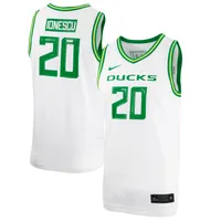 Maillot de basket-ball unisexe Nike Sabrina Ionescu, réplique des Ducks l'Oregon, blanc