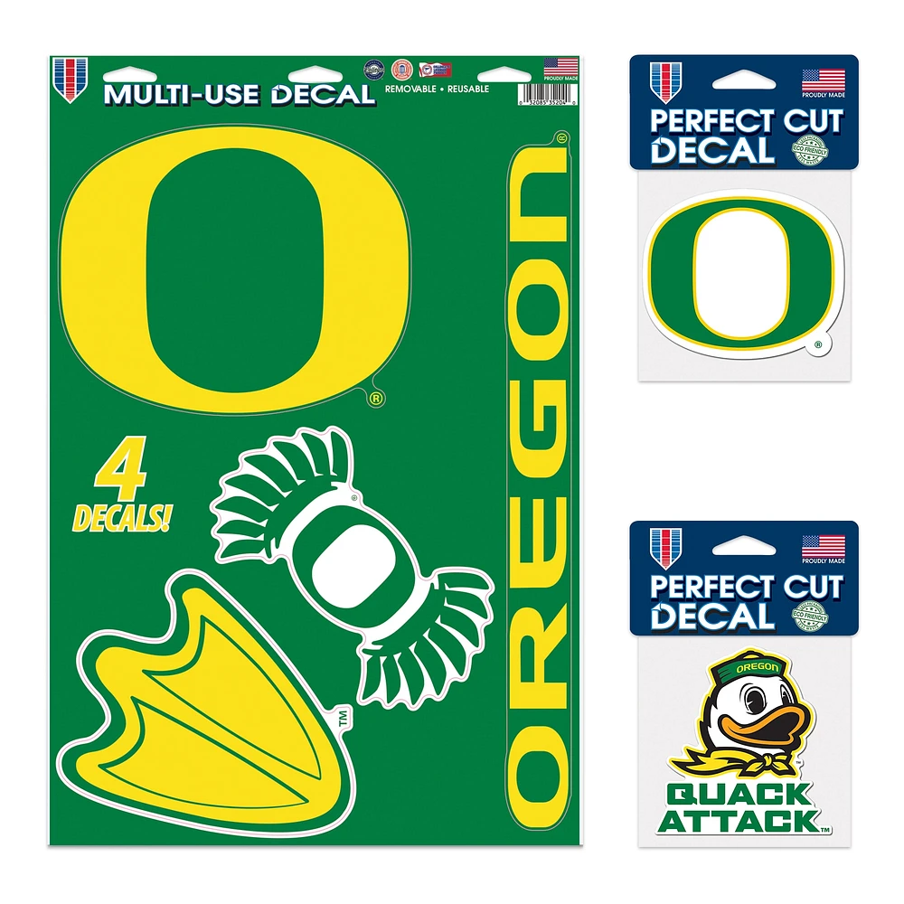 Pack de décalcomanies WinCraft Oregon Ducks
