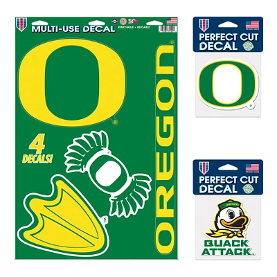 Pack de décalcomanies WinCraft Oregon Ducks