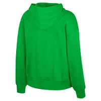 Sweat à capuche cordon de serrage avec strass réfléchissants Colosseum Green Oregon Ducks pour femmes