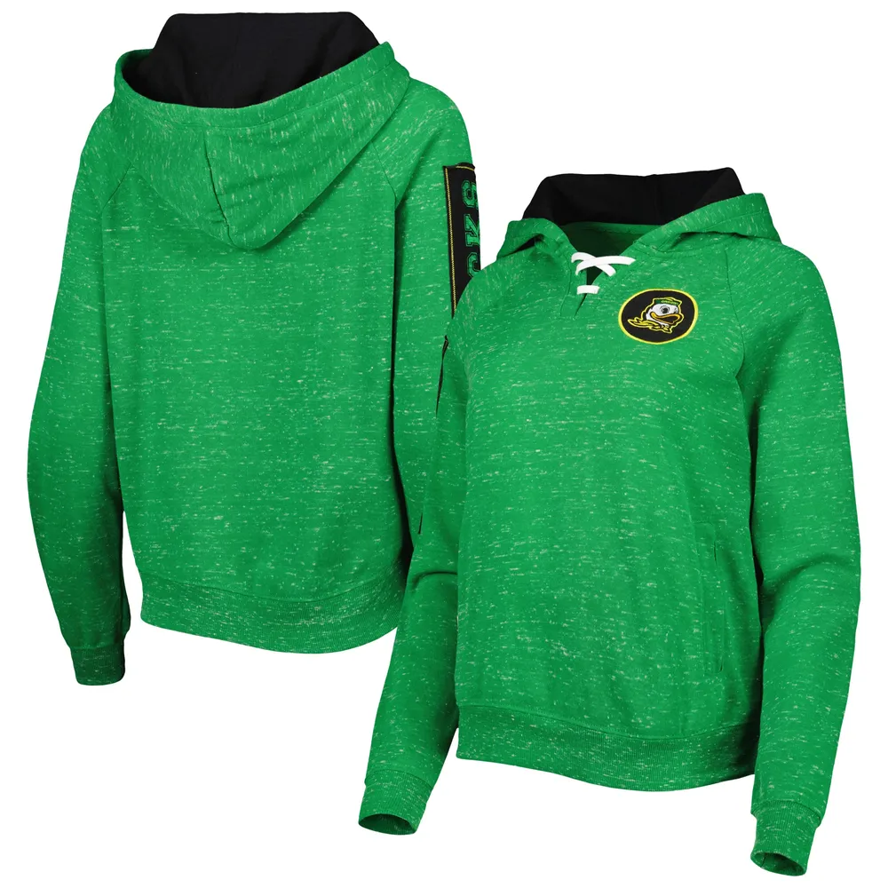 Lids Oregon Ducks Colosseum Women's Team Oversized Pullover Sweatshirt -  Heathered Green