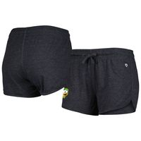 Women's Colosseum Heather Black Oregon Ducks Simone Core Shorts