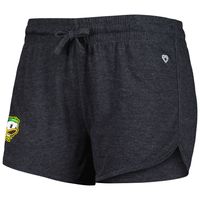 Women's Colosseum Heather Black Oregon Ducks Simone Core Shorts