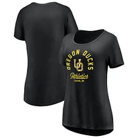 Women's Fanatics  Black Oregon Ducks Block Party Tough Win T-Shirt