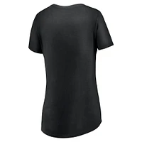 Women's Fanatics  Black Oregon Ducks Block Party Tough Win T-Shirt
