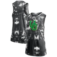 Women's Fanatics Black Oregon Ducks Sport Resort Tie-Dye Tank Top