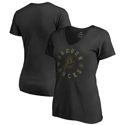 Oregon Ducks Fanatics Branded Women's Liberty T-Shirt - Black