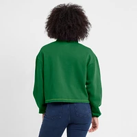 Veste polaire à demi-zip Fanatics pour femmes, verte, Oregon Ducks