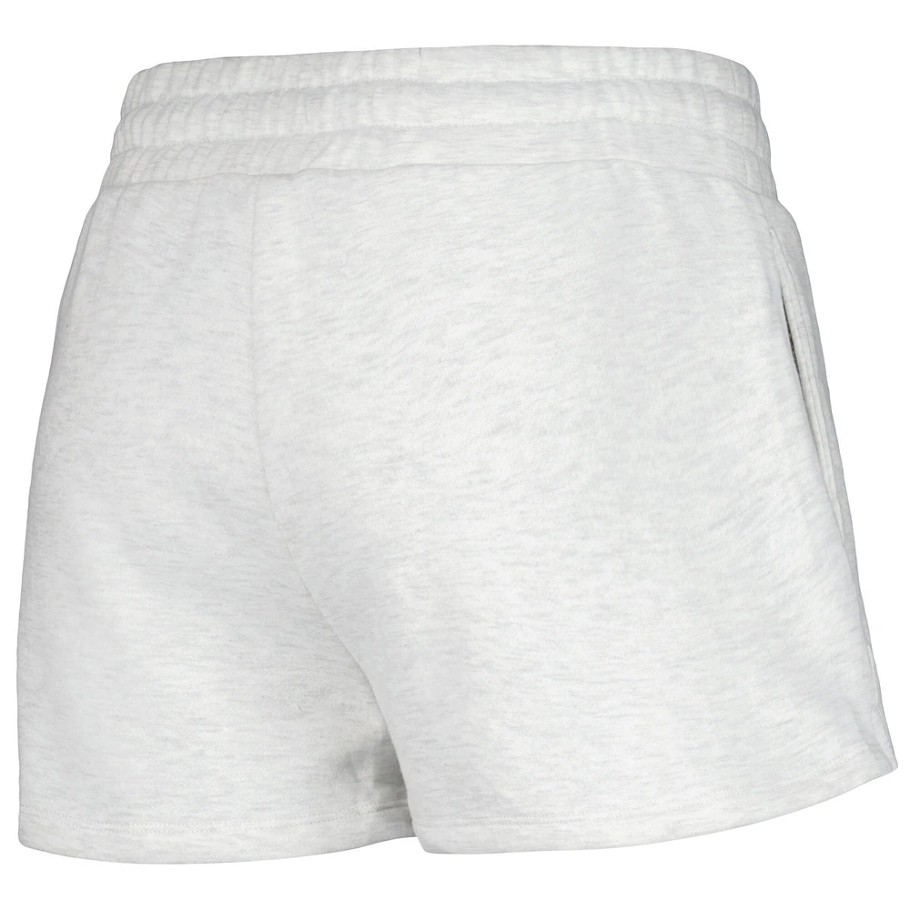 Ensemble de nuit pour femme Gameday Couture Ash Oregon Ducks Team Effort avec sweat-shirt et short