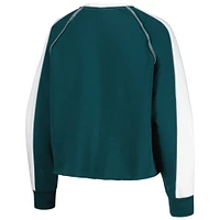 Sweat-shirt court Gameday Couture vert Oregon Ducks Blindside Raglan pour femme