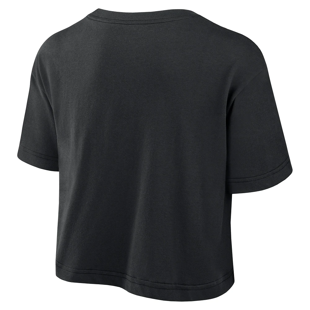 T-shirt court Nike Athletic Prep Arch Performance pour femme, noir, Oregon Ducks