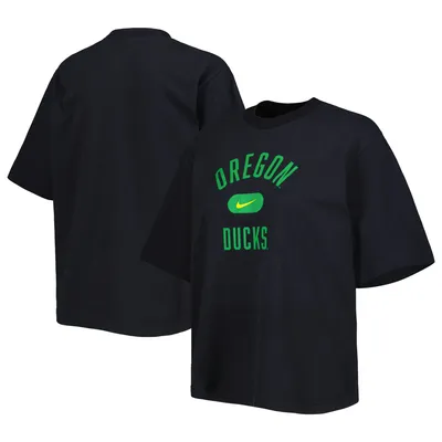 Oregon Ducks Nike Women's Clean Team Boxy T-Shirt - Black