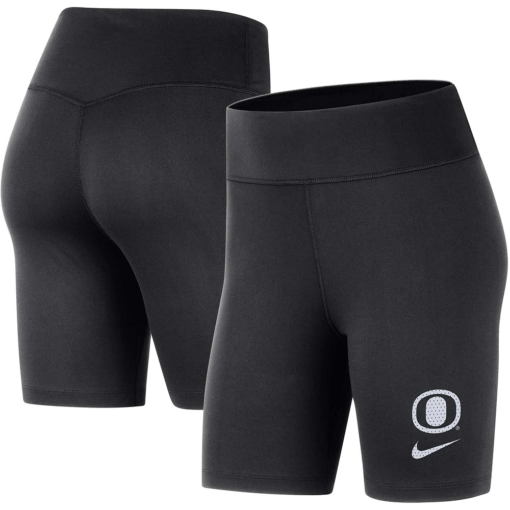 Women's Nike Black Oregon Ducks Performance Biker Shorts