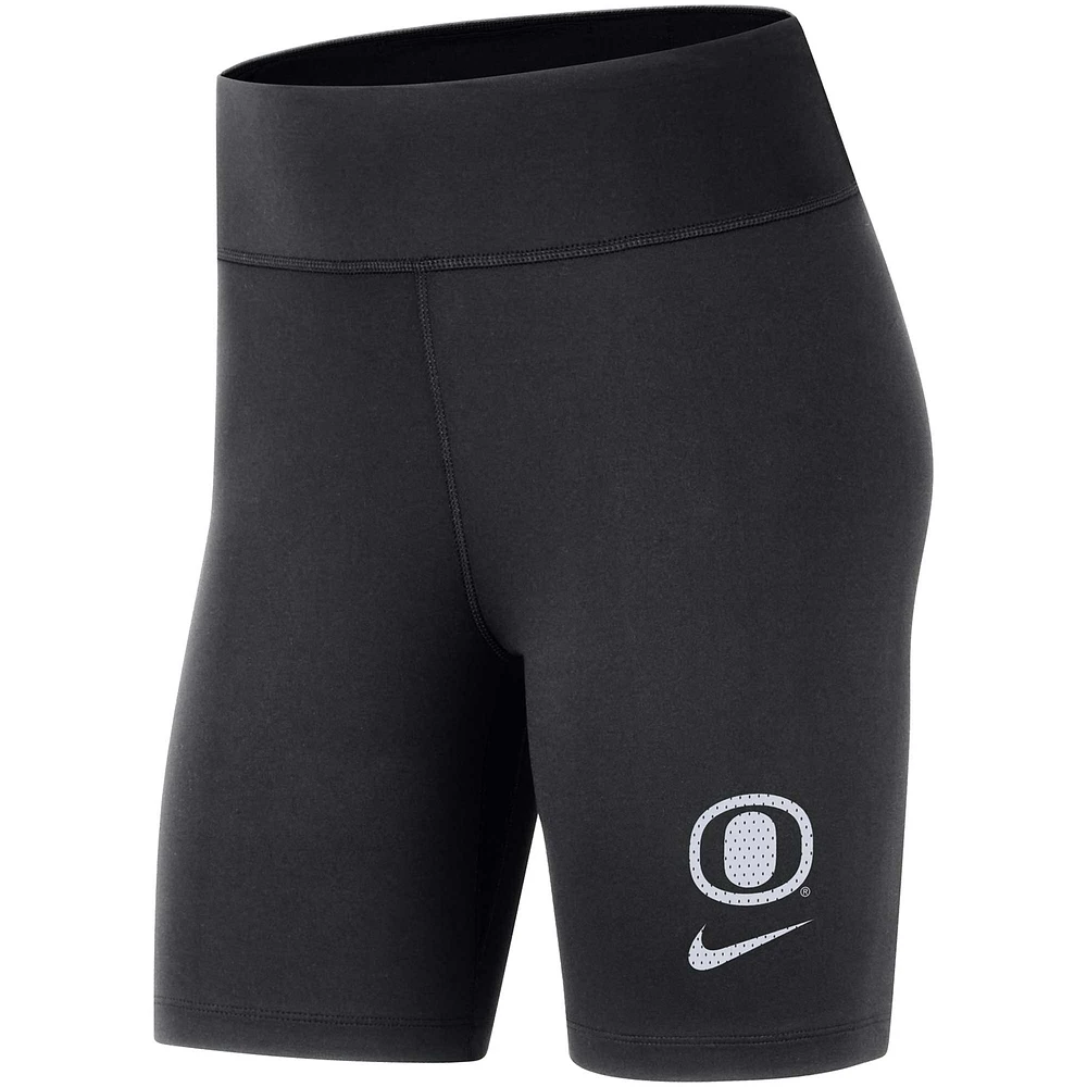 Women's Nike Black Oregon Ducks Performance Biker Shorts