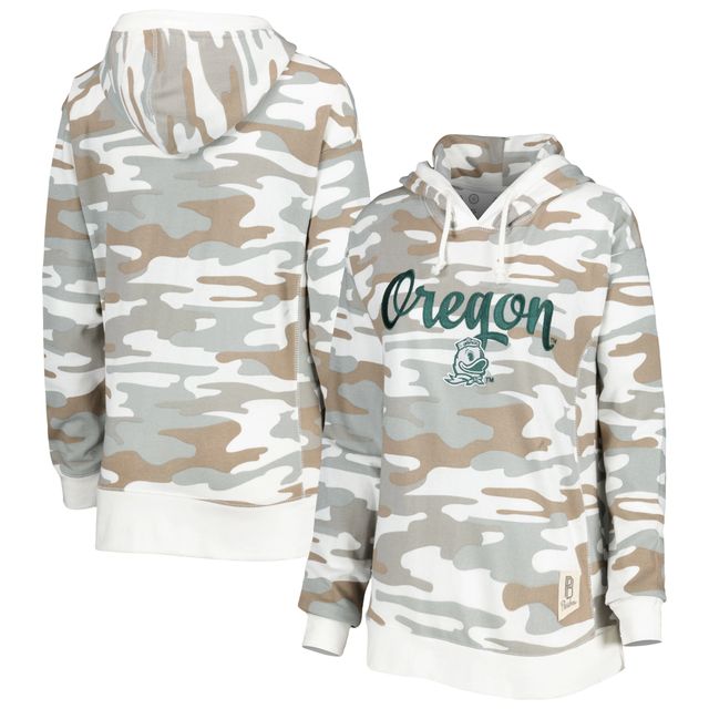 Sweat à capuche Pressbox Camo Oregon Ducks San Pablo pour femme