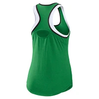 Women's WEAR by Erin Andrews Green Oregon Ducks Open Hole Razorback Tank Top