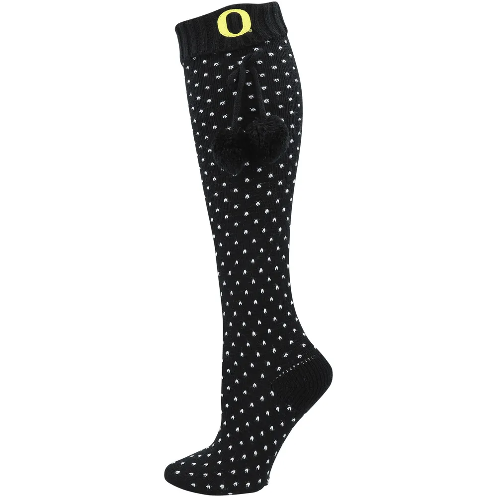 Chaussettes hautes noires Oregon Ducks ZooZatz pour femme