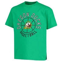 Youth Champion Green Oregon Ducks Basketball T-Shirt