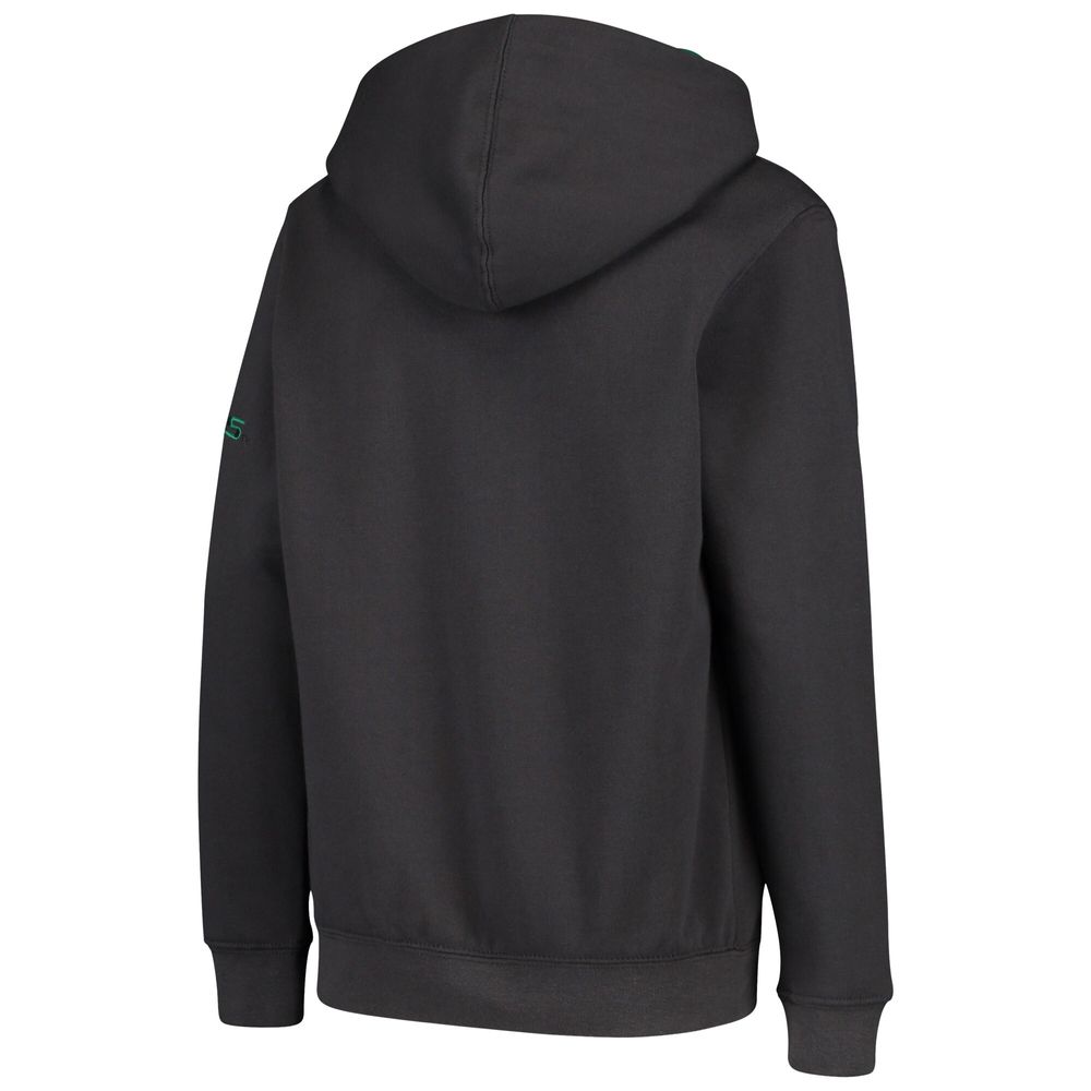 Youth Charcoal Oregon Ducks Big Logo Pullover Hoodie