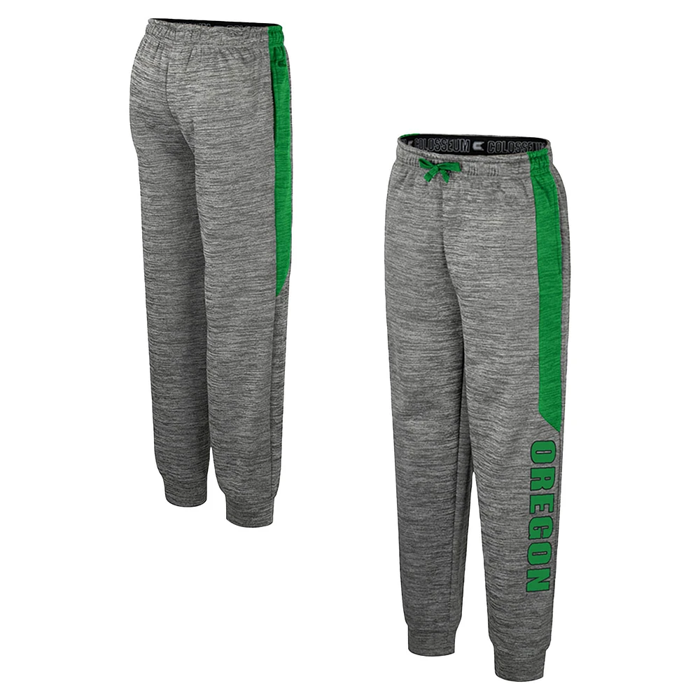 Youth Colosseum Heather Gray Oregon Ducks Fleece Pants