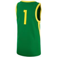 Youth Nike #1 Green Oregon Ducks Team Replica Basketball Jersey