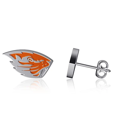 Dayna Designs Oregon State Beavers Boucles d'oreilles en émail