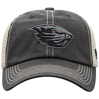 Men's Top of the World  Black/Natural Oregon State Beavers Offroad Two-Tone Adjustable Hat