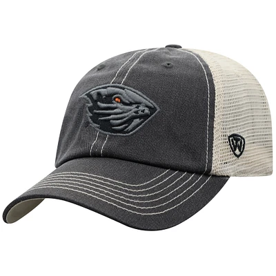 Men's Top of the World  Black/Natural Oregon State Beavers Offroad Two-Tone Adjustable Hat