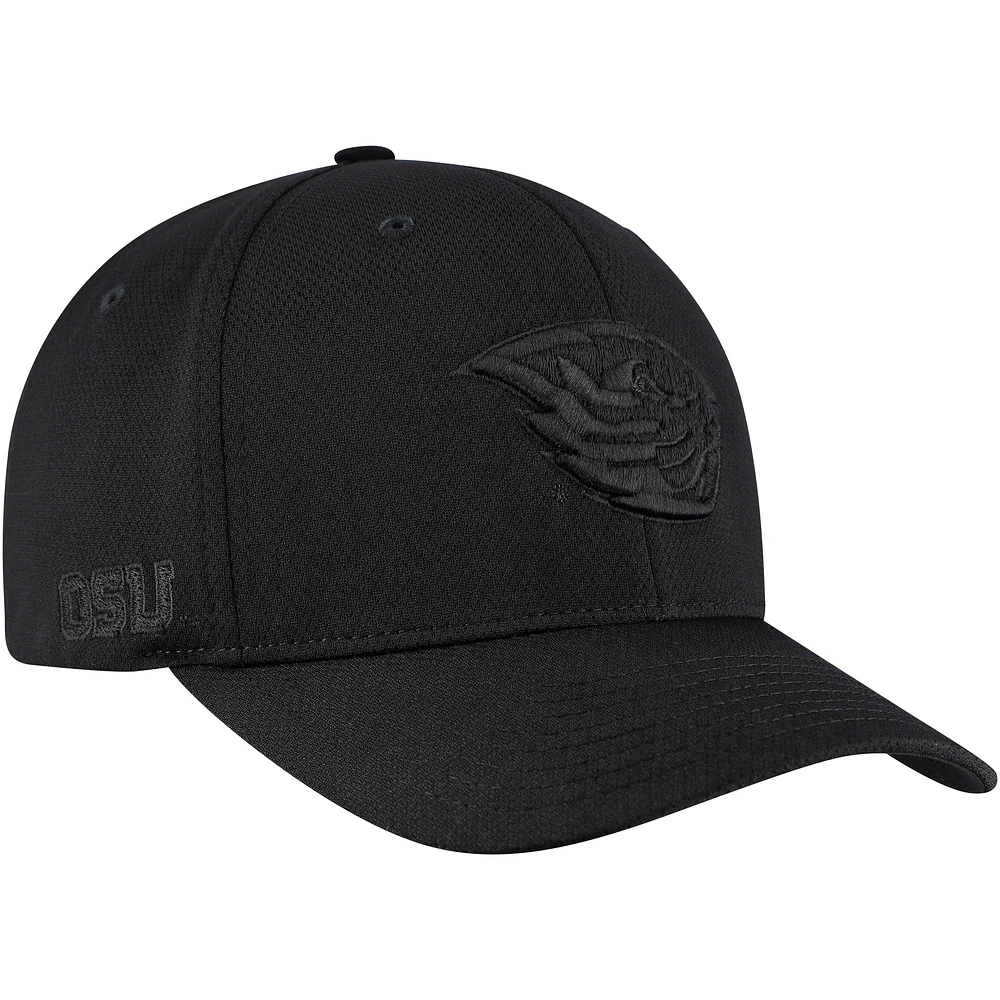 Men's Top of the World  Black Oregon State Beavers Reflex Performance Flex Hat