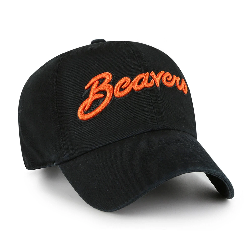 Casquette ajustable noire « 47 » pour homme, Oregon State Beavers Clean Up