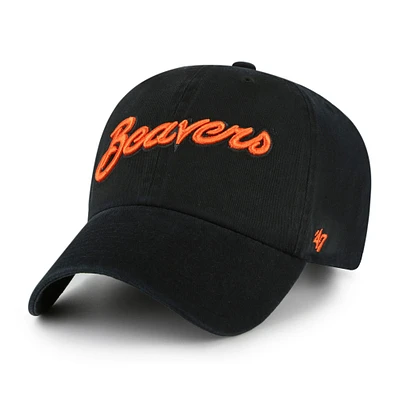 Casquette ajustable noire « 47 » pour homme, Oregon State Beavers Clean Up