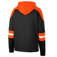 Men's Colosseum Black Oregon State Beavers Lace-Up 4.0 Pullover Hoodie