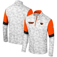 Men's Colosseum  Camo Oregon State Beavers OHT Military Appreciation Tomahawk Quarter-Zip Windshirt