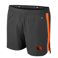 Men's Colosseum Charcoal Oregon State Beavers Langmore Shorts