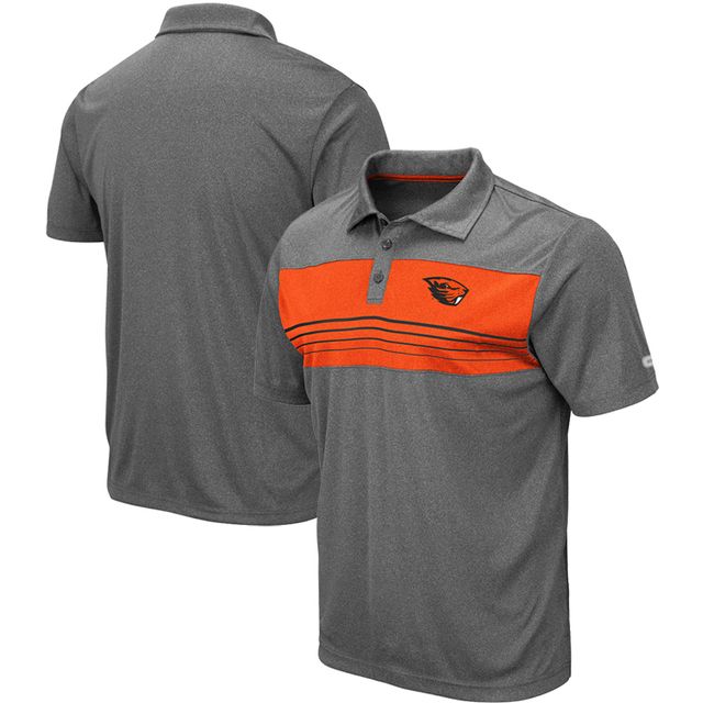 Polo Smithers Colosseum Heathered Charcoal Oregon State Beavers pour homme