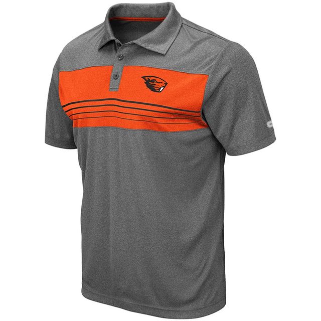 Polo Smithers Colosseum Heathered Charcoal Oregon State Beavers pour homme