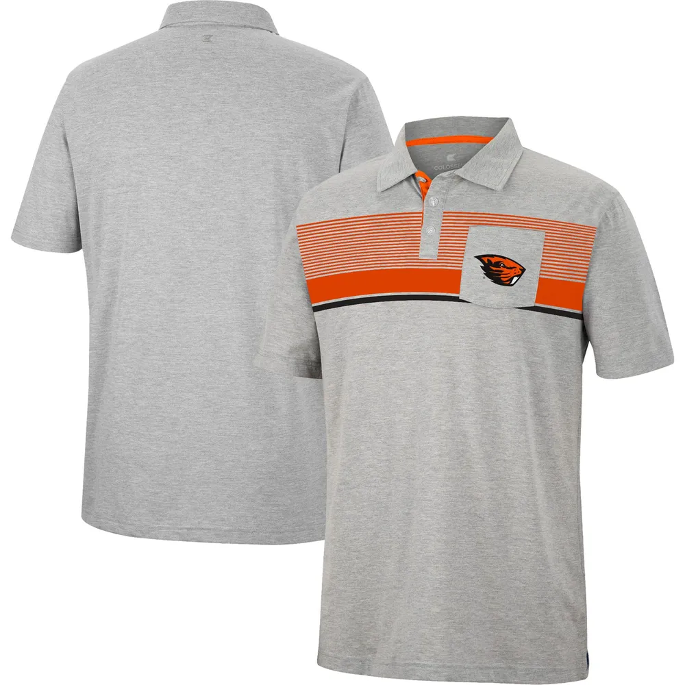 Lids Louisville Cardinals Colosseum Birdie Polo - Heathered Gray/Red