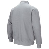 Men's Colosseum Heathered Gray Oregon State Beavers Tortugas Team Logo Quarter-Zip Jacket