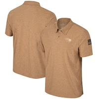 Men's Colosseum Khaki Oregon State Beavers OHT Military Appreciation Cloud Jersey Desert Polo