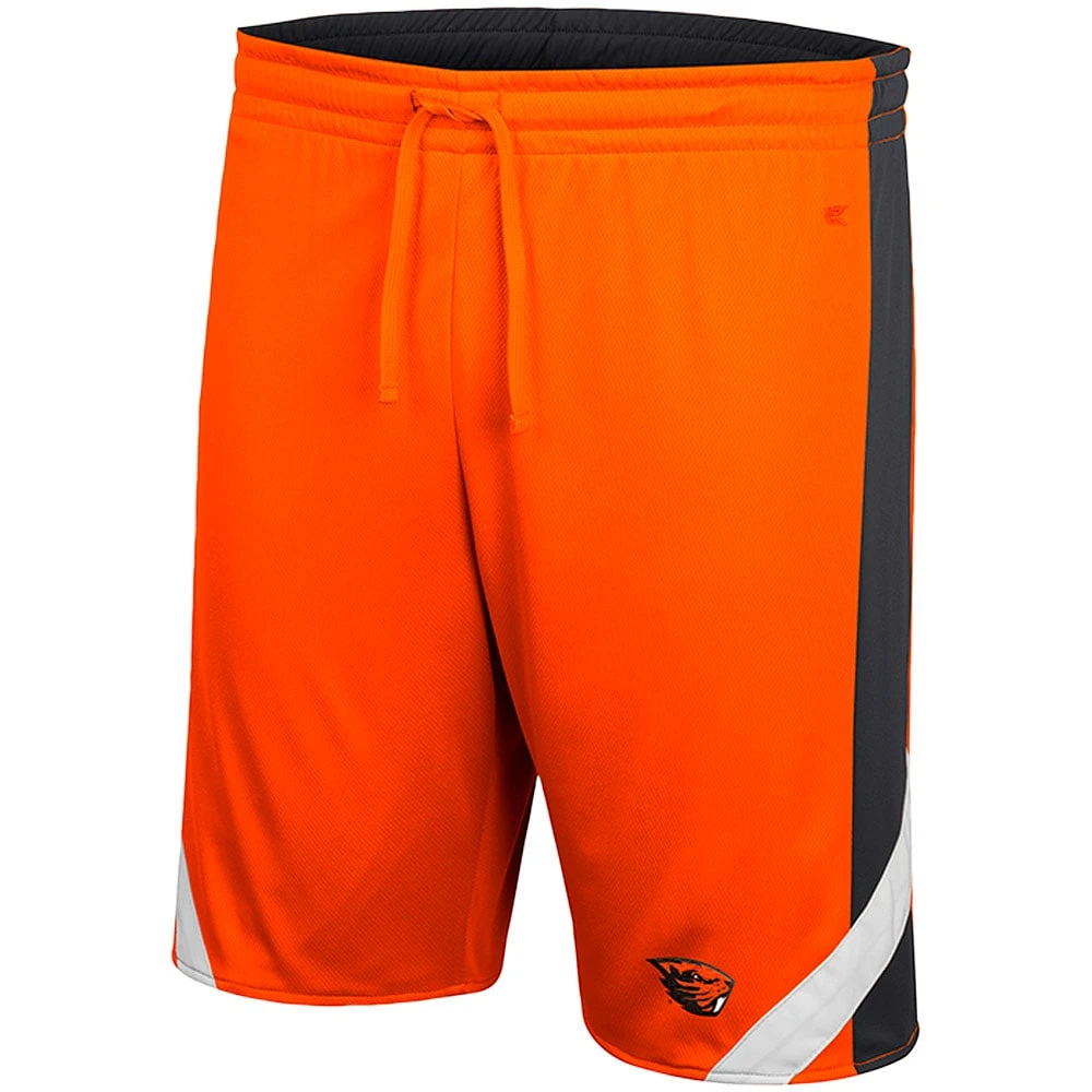 Men's Colosseum Orange/Black Oregon State Beavers Am I Wrong Reversible Shorts