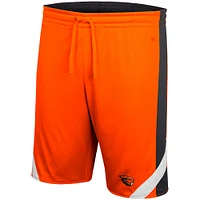 Men's Colosseum Orange/Black Oregon State Beavers Am I Wrong Reversible Shorts