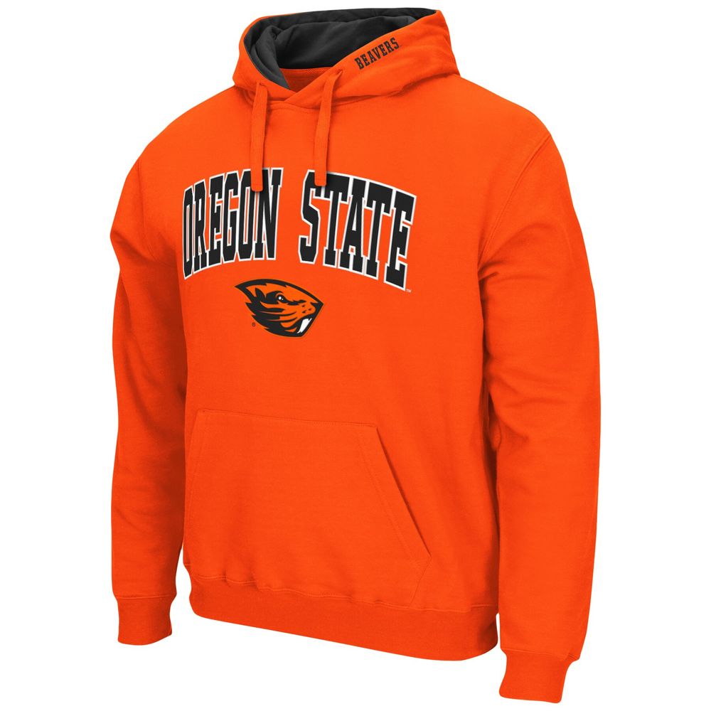 Men's Colosseum Oregon State Beavers Arch & Logo 3.0 Pullover Hoodie