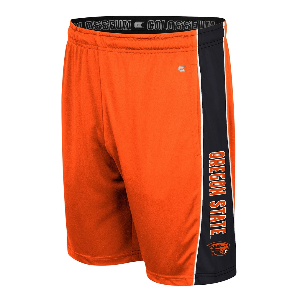 Men's Colosseum Orange Oregon State Beavers Panel Shorts