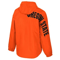 Men's Colosseum  Orange Oregon State Beavers Reloaded Anorak Half-Zip Jacket