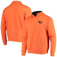 Men's Colosseum Orange Oregon State Beavers Tortugas Logo Quarter-Zip Jacket