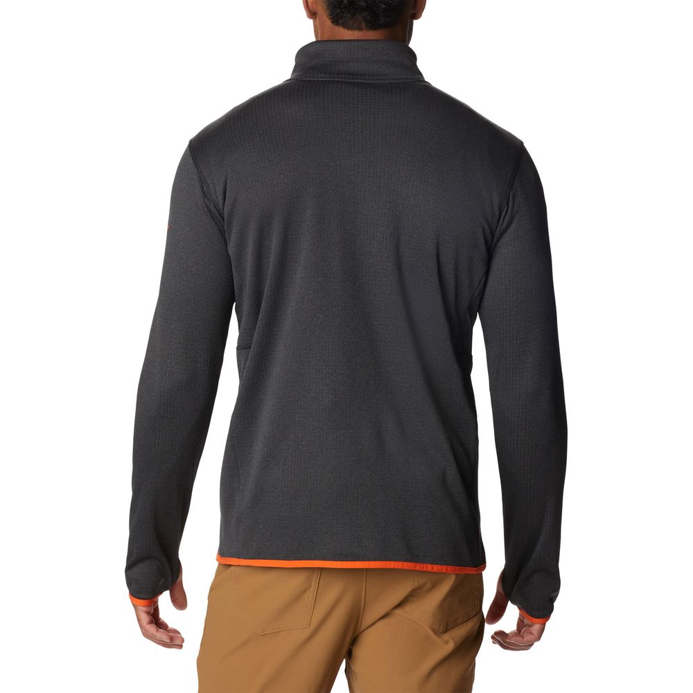 Men's Columbia Black Oregon State Beavers Park View Omni-Wick Half-Zip Top