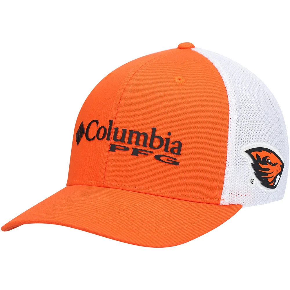 Casquette ajustable orange Oregon State Beavers PFG pour hommes de Columbia