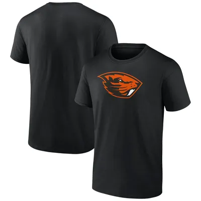 Oregon State Beavers Fanatics Branded Logo T-Shirt - Black